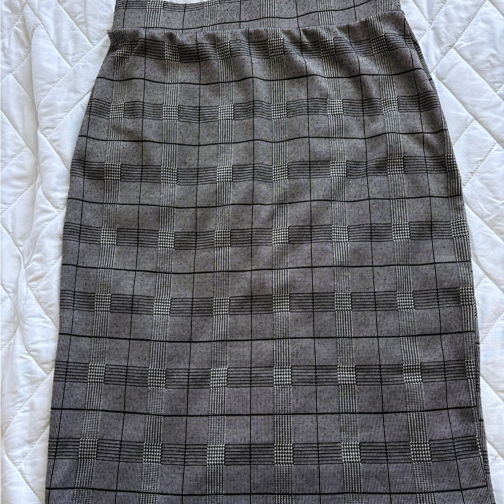 New Mix Gray Plaid Women's Skirt